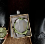 Ancora Verde green anchor bracelet in VERONESI gift box — product photo