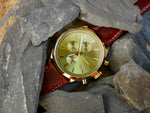 HAMPTON CHRONO women's watch on stone — styled detail photo