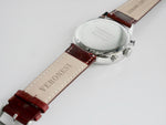 MONTAUK CHRONO women's watch leather strap detail — close-up photo